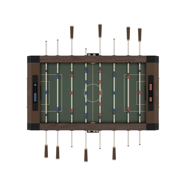 Chesterfield Foosball Table from Wood Tailors Club For Sale - Image 6 of 16