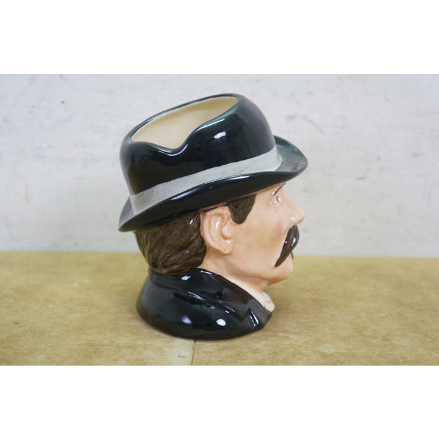 1980s American Royal Doulton Doc Holliday Wild West Gambler Toby Character Jug For Sale - Image 10 of 11