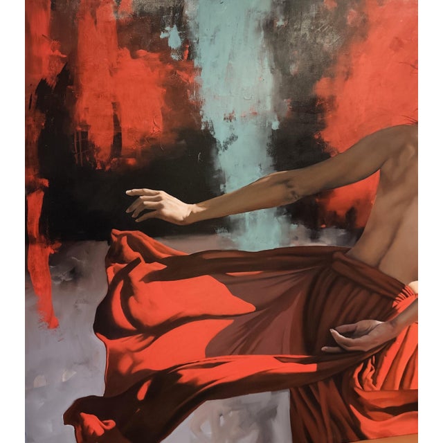 Filippo Manfroni, I'll Be There 1, Oil on Canvas For Sale - Image 8 of 11