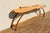 Mid-Century Modern Mid-Century Sculptural Bird’s-Eye Maple & Rosewood Console Table, 1980s For Sale - Image 3 of 18