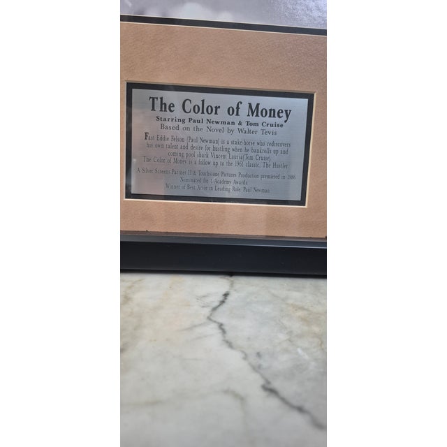 Plastic Shadowbox Display 1986 "Color of Money" ~ Man Cave Memorabilia For Sale - Image 7 of 11