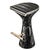 Black "Monachella" Bar Stool With Marble and Bronze Details For Sale - Image 8 of 8