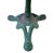 French Cast Iron Bistro Table. Base old green paint. Top in excellent condition.