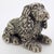 Italian Vintage Italian Handmade Genuine Silver Sitting Dog Large Miniature Figurine Sculpture, Made in Tuscany (Arezzo) For Sale - Image 3 of 10