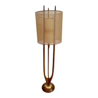 1960s Danish Modern Floor Lamp in the Style of Adrian Pearsall For Sale