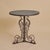 1940s French Iron + Concrete Guéridon Side Table, 1940s For Sale - Image 5 of 13
