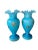 Glass Late 19th Century French Blue Vases - a Pair For Sale - Image 7 of 7