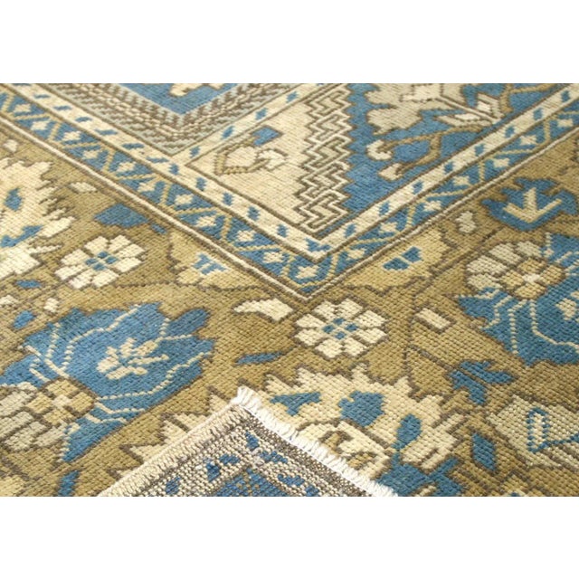 1960s Turkish Oushak Rug For Sale - Image 4 of 7