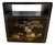 Vintage Chinese Asian Chinoiserie Floral Cabinet ~ Black Lacquered Side Table For Sale