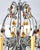 Late 20th Century Vintage Italian Designer Beaded & Amber Glass Hot Air Balloon 8 Light Chandelier For Sale - Image 5 of 17