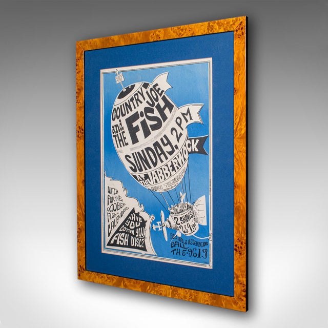 American Original Concert Poster, American, Country Joe & the Fish, Berkeley Free Press For Sale - Image 3 of 10