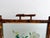 Antique Victorian Bamboo and Hand-Painted Glass Fire Screen, C,1890s For Sale - Image 9 of 9