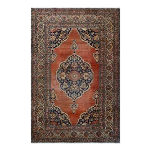 Antique Persian Feraghan Sarouk, the Most Decorative, as Is