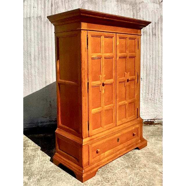Vintage Drexel Heritage Millwork Armoire Chairish