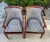 Vintage Hickory Chair Regency Mahogany Armchairs With Original James River Upholstery, Pair For Sale - Image 9 of 12