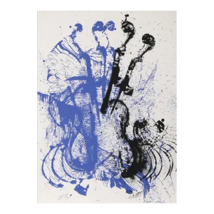 Arman, Electric Concerto, Abstract Print, 1979