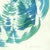 2020s The Blue Green Dress 2 - Abstract Flowy Minimalist Figurative Ink Painting on Paper by Bettina Mauel For Sale - Image 5 of 6