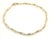 Contemporary Mid 20th Century Wide Fancy Twisted 14k Yellow Gold Necklace For Sale - Image 3 of 4