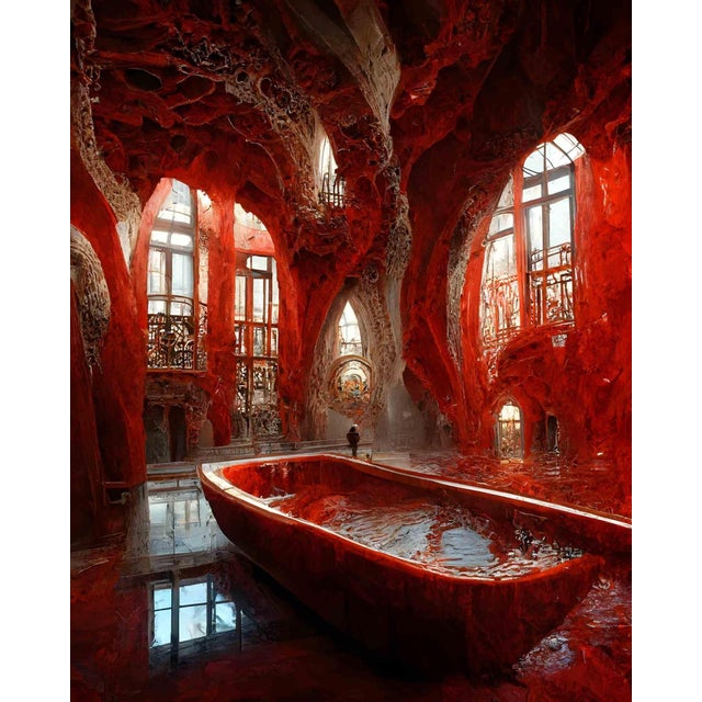 Crimson Commodes presents an art piece that encapsulates the intersection of elegance and the visceral. This installation...