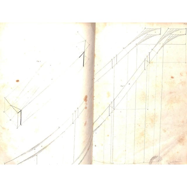 Paper "The Modern Geometrical Stair-Builder's Guide" 1845 De Graff, Simon [Architect] For Sale - Image 7 of 13