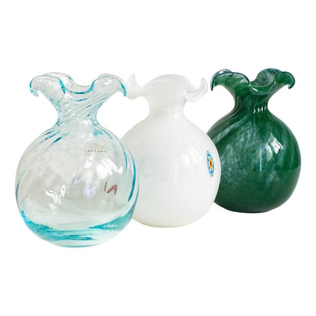 Murano Glass Vases by Mariana Iskra for Ribes the Art of Glass, Set of 3 For Sale - Image 5 of 5