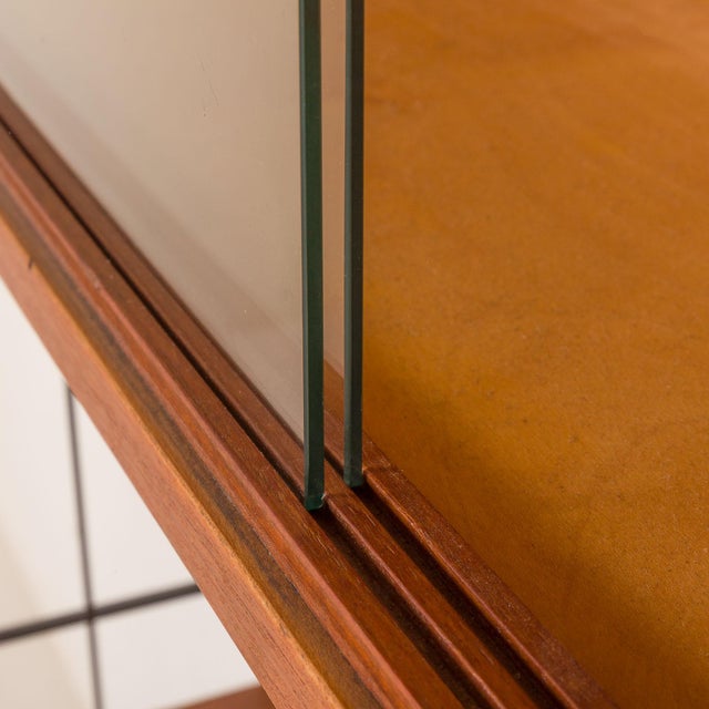 Mid-Century Italian Free Standing Wall Unit with Display Cabinet, 1960s For Sale - Image 13 of 16