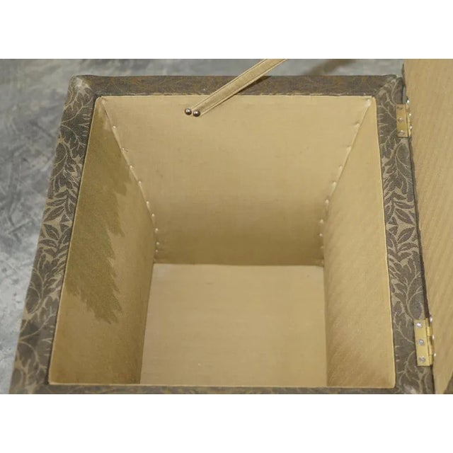 Victorian Ottoman Stool Footstool with Storage, 1860s For Sale - Image 14 of 15