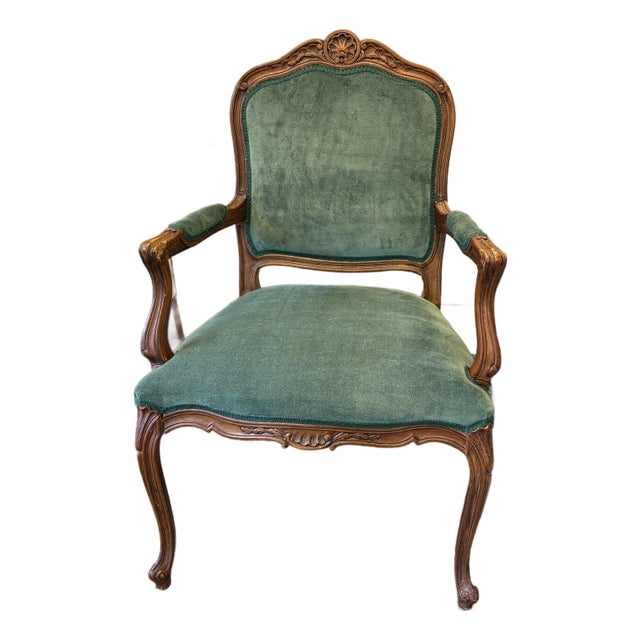 Vintage French Style Occasional Armchair For Sale