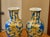 Ceramic Pair of English 1840s Mason’s Ironstone Lidded Vases With Blue & Gilt Scrollwork For Sale - Image 7 of 9