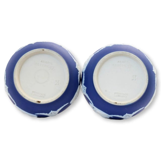 Antique English Jasperware Bud Vases, a Pair For Sale In Los Angeles - Image 6 of 7