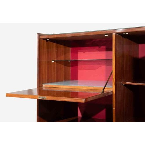 Mid-Century Modern Italian Bar Cabinet For Sale - Image 5 of 14