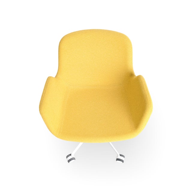 S131 Chairs with Hee Welling Fabric Armrests from Lapalma, Set of 5 For Sale - Image 9 of 13