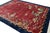 Rug & Kilim Antique Chinese Art Deco Rug in Red With Floral Patterns | Rug & Kilim For Sale - Image 4 of 7