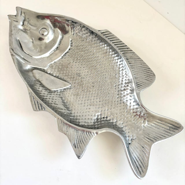Just in time for the holidays, this charming handmade fish platter is ready for "the feast of seven fishes". The embossed...