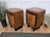 Italian Art Deco Style Bedside Tables in Burl Walnut, 1940s, Set of 2 For Sale - Image 11 of 12