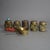 Chinese Antique Chinese Bronze and Enameled Scent Jars C1920 - Set of 6 For Sale - Image 3 of 12