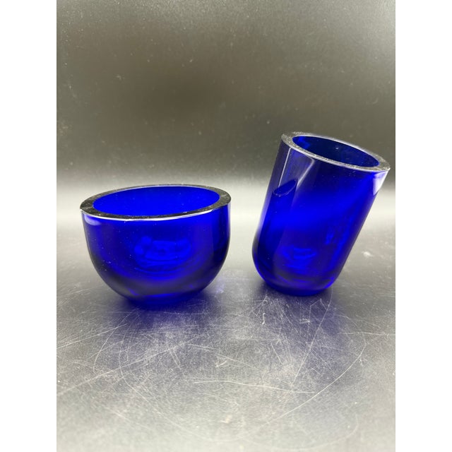 Murano Glass Bowl and Vase by Cleto Munari, 1980s, Set of 2 For Sale - Image 9 of 10