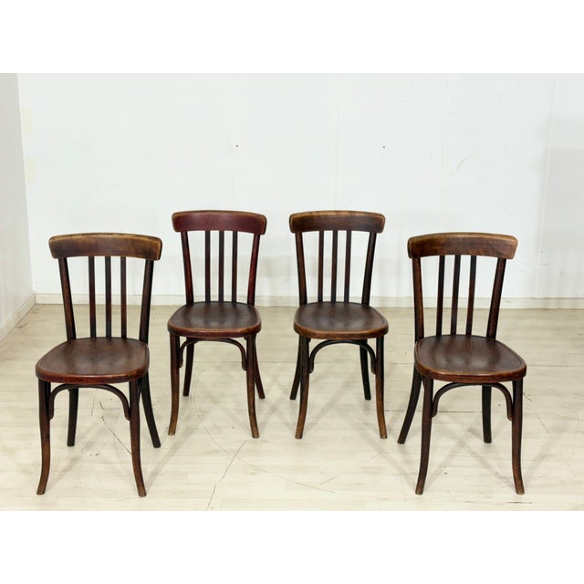 Oak Dining Chairs, Set of 4 For Sale - Image 5 of 11