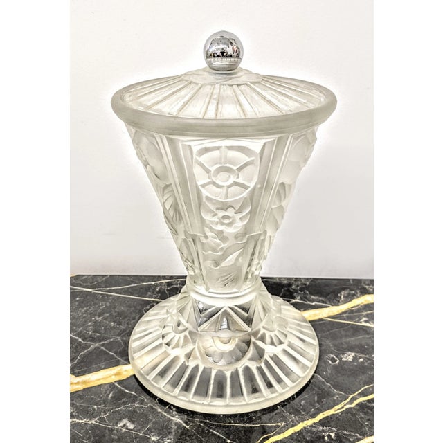 Art Deco French Art Deco Table Lamps by Hanots - a Pair For Sale - Image 3 of 7