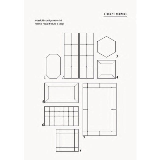 Brass Diamond Studs Distressed Mirror from Pescetta Home Decoration For Sale - Image 17 of 18