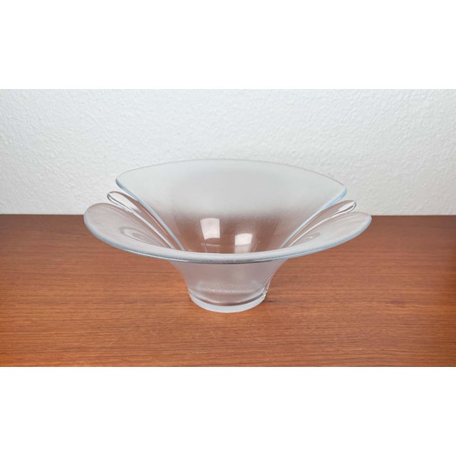 Vintage Danish Glass Bowl from Holmegaard, 1970s For Sale - Image 15 of 18