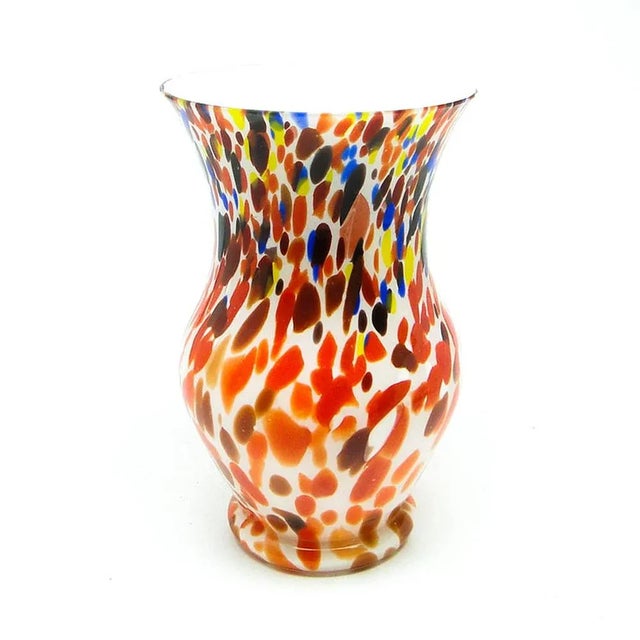 Red Art Deco Vase from Kralik, Former Czechoslovakia, 1930s For Sale - Image 8 of 9