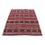 1960s Striped Dowry Handmade Mid Century Modern Handmade Kilim Rug For Sale