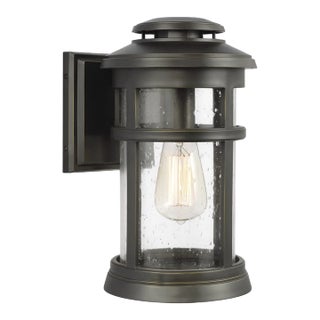 Sean Lavin By Visual Comfort Studio Newport Small Lantern in Antique Bronze For Sale