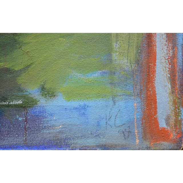 Girl With Glass Abstract Expressionism by Kristin Cohen For Sale - Image 4 of 6