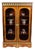 Antique Victorian Burr Walnut Ormolu Mounted Display Cabinet, 1900 For Sale