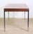 Mid Century Modern Chromed Steel Mahogany Veneer Table For Sale - Image 6 of 8