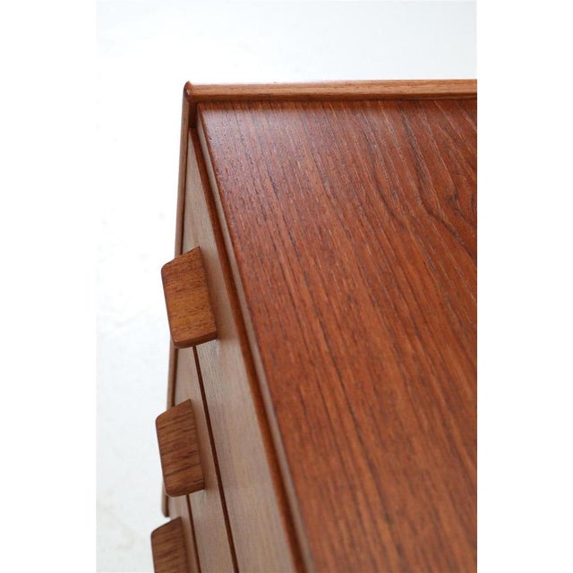 Danish Teak Chest of Drawers by Carl Aage Skov for Munch Møbler, 1960s For Sale - Image 14 of 18