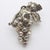1980s Vintage Italian Handmade Genuine Silver Bunch of Grapes Large Miniature Figurine For Sale - Image 5 of 10
