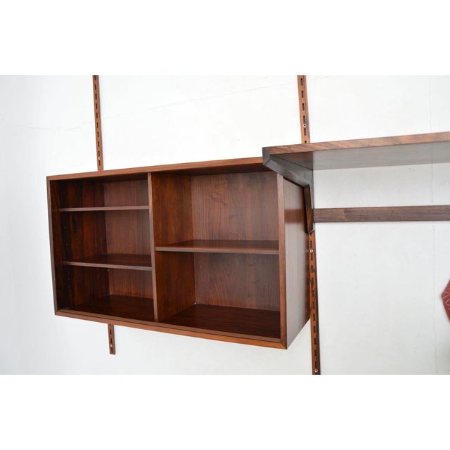 Vintage Danish Wall Mounting Shelving System from FM Møbler, 1960 For Sale - Image 9 of 18